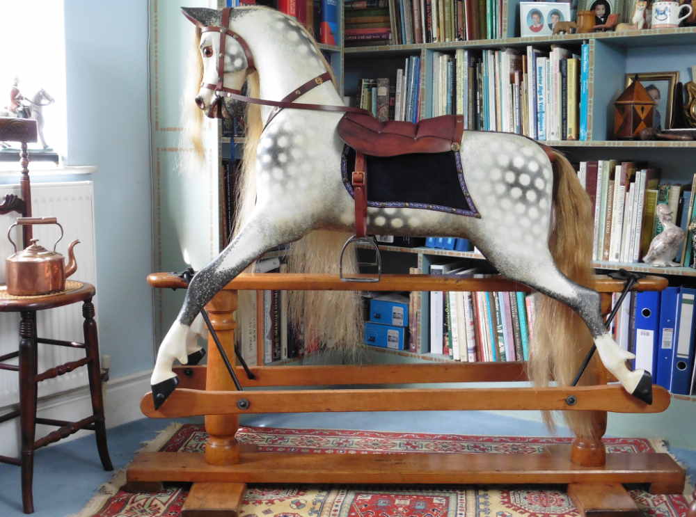 Antique rocking horse from Lines